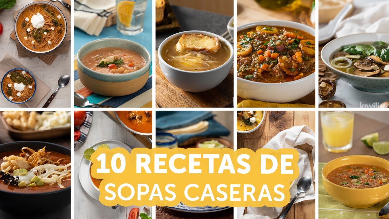 Prepara Deliciosas Sopas Caseras Con Estas Recetas F Ciles