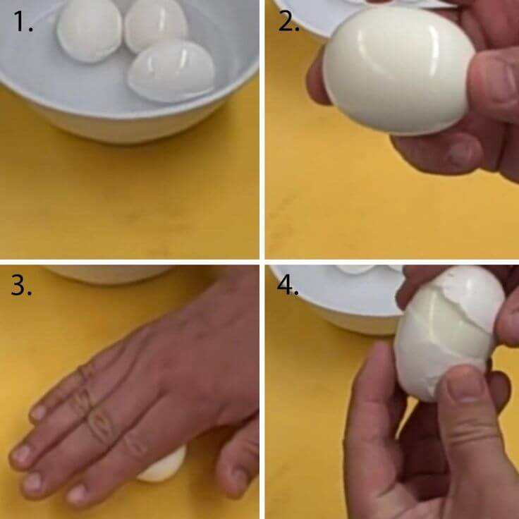 ¿Por qué se pelan mal los huevos cocidos?