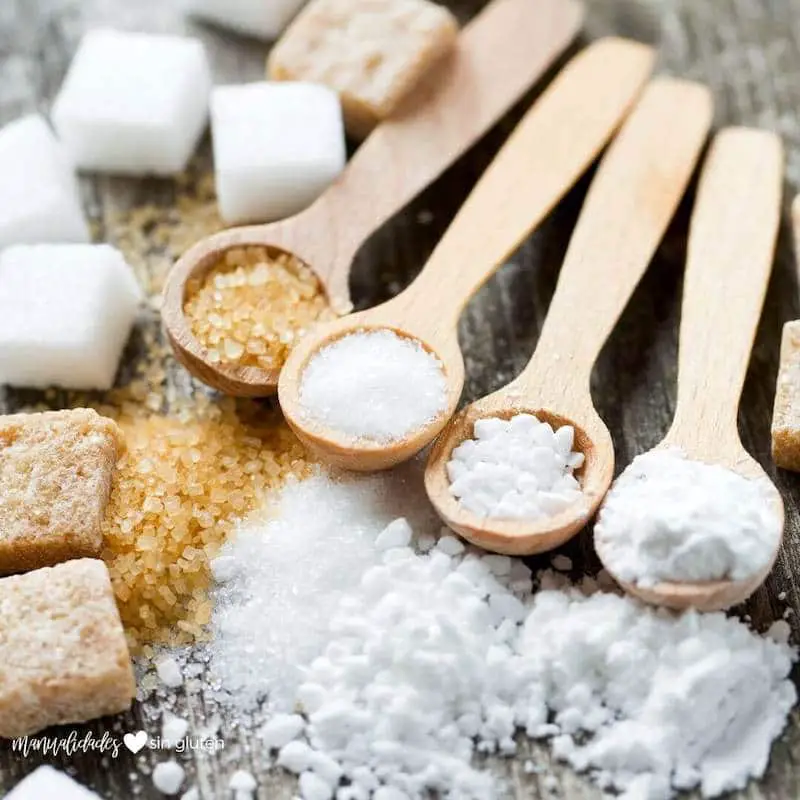 ¿Qué azúcar no tiene gluten?