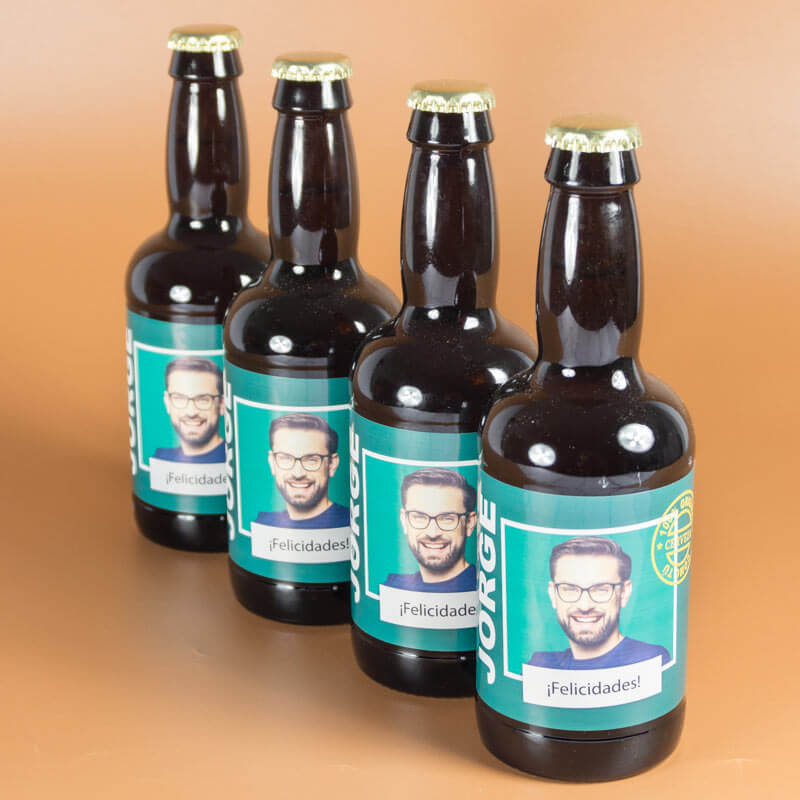 Botellas de cerveza personalizadas