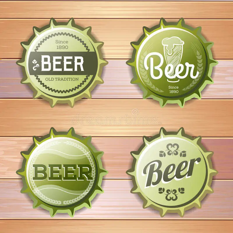Medidas etiqueta cerveza