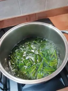 Cocer judías verdes