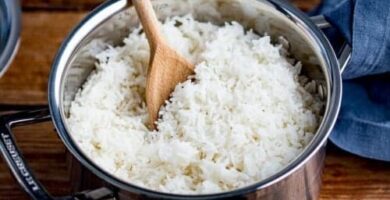 cantidad de arroz por persona
