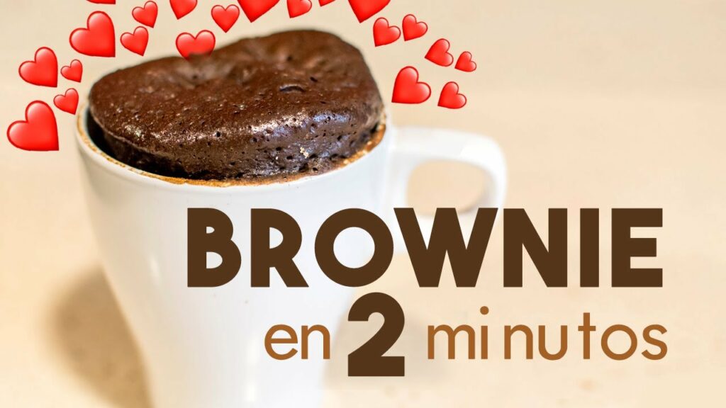 Aprende a hacer el mejor brownie en una taza en casa