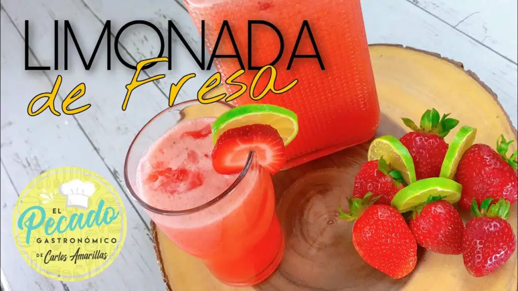 Refresca tu verano con deliciosa limonada de fresa
