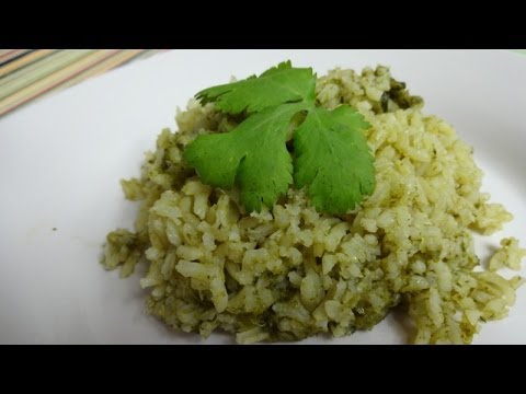 Prepara un delicioso y aromático arroz con cilantro siguiendo esta fácil receta
