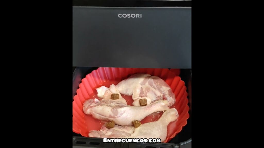 Fácil y saludable: muslos de pollo crujientes en la freidora Cosori de aire