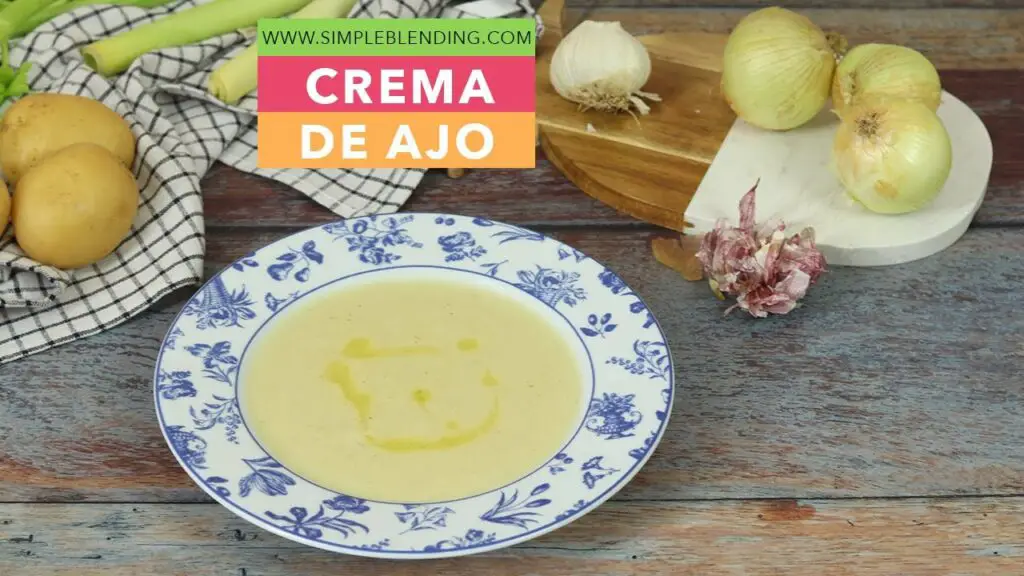 Aprende a preparar la deliciosa crema de ajo en casa fácilmente