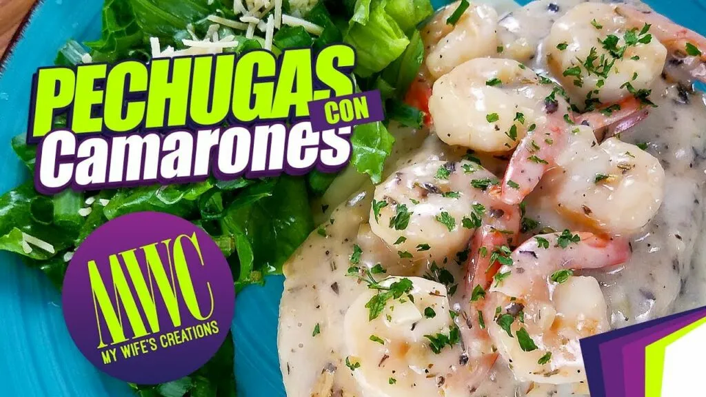 Deliciosa receta de pechuga de pollo con camarones ¡Sorprende a todos en tu próxima cena!