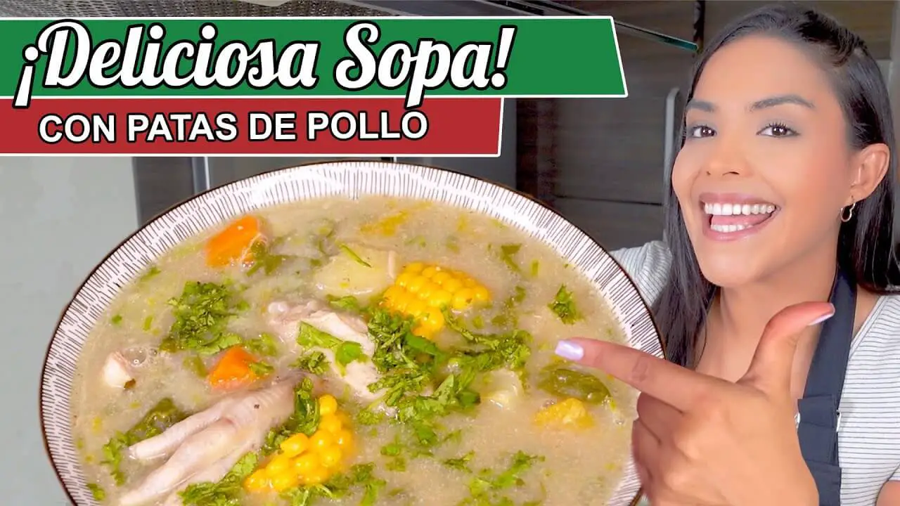 Descubre La Deliciosa Sopa De Pata De Pollo En Solo 30 Minutos