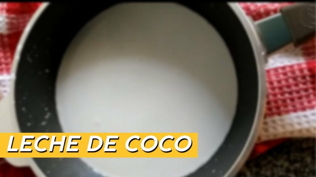 Aprende a hacer leche de coco casera con coco rallado en pocos pasos