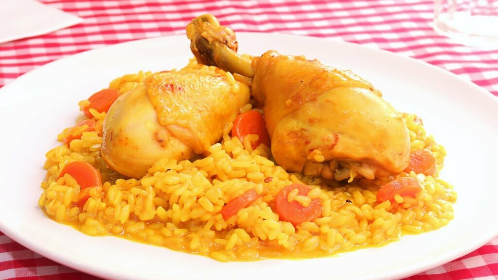 Descubre el auténtico sabor del arroz con pollo español en solo 30 minutos