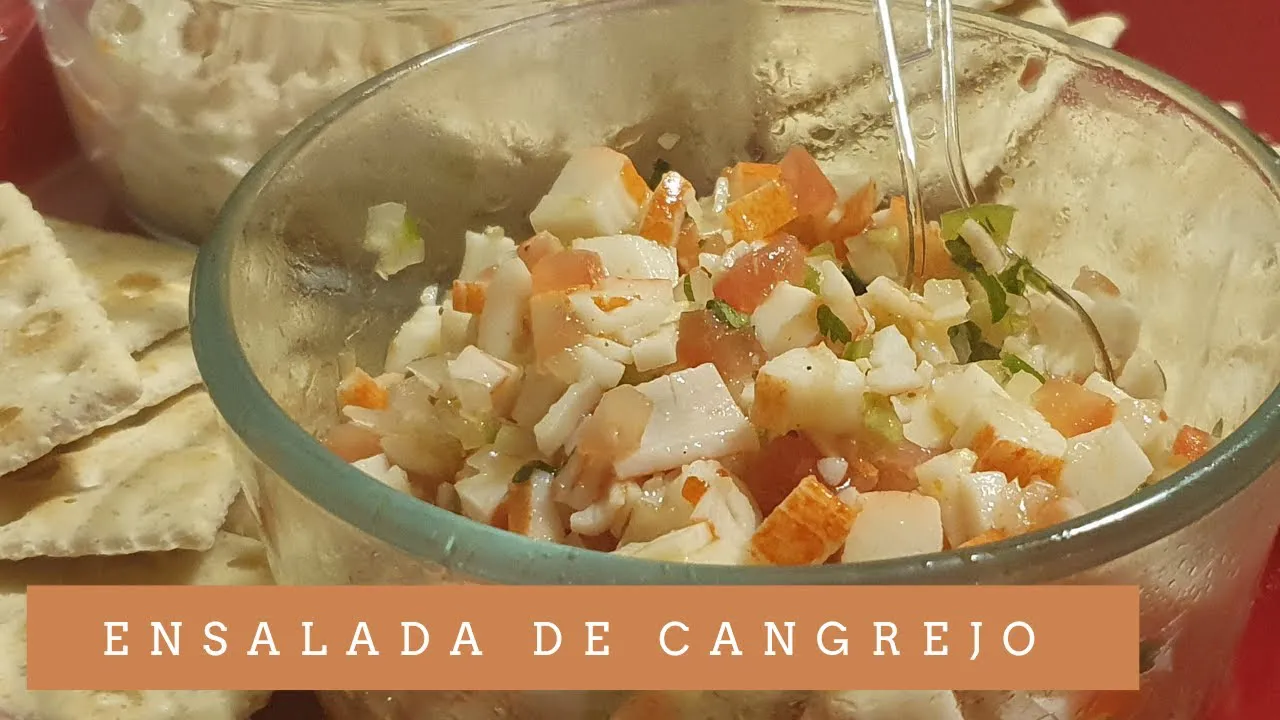 Prepara Una Deliciosa Ensalada De Cangrejos Con Esta Fácil Receta ...