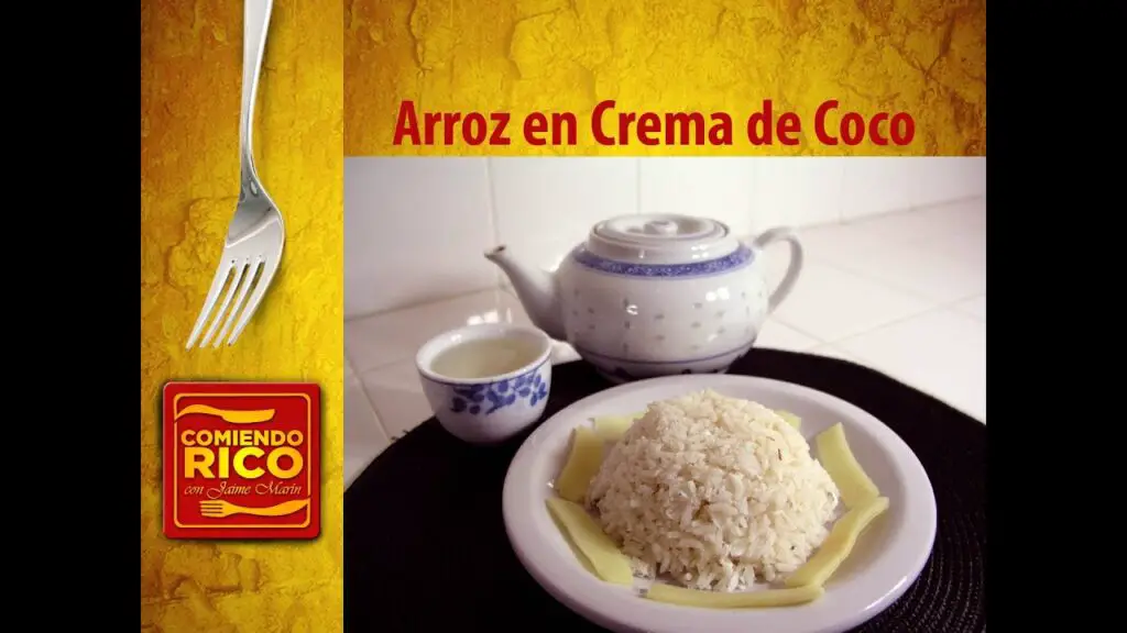 Deléitate con un exquisito arroz con crema de coco en sólo 30 minutos
