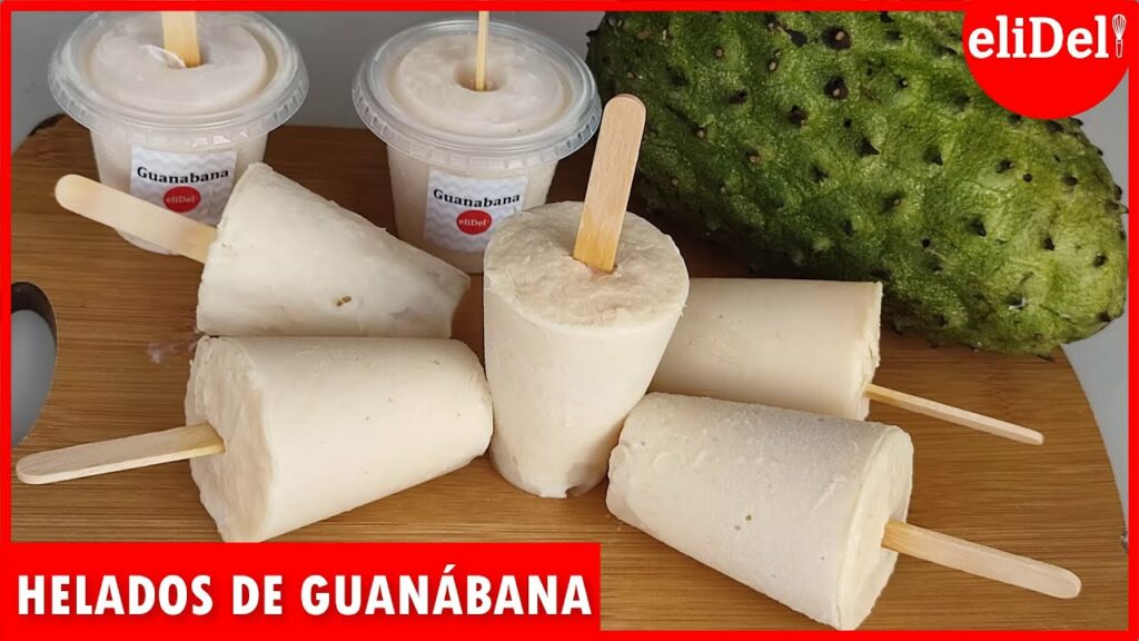 Deléitate con un exquisito helado de guanábana casero en solo minutos