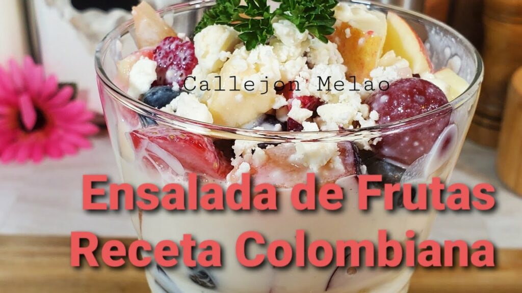 Descubre la deliciosa ensalada de frutas colombiana en solo minutos